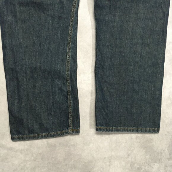 Levis Mens 569 Loose Straight Fit Blue Jeans size 40x30 Denim Pants Zipper Fly - Picture 11 of 15